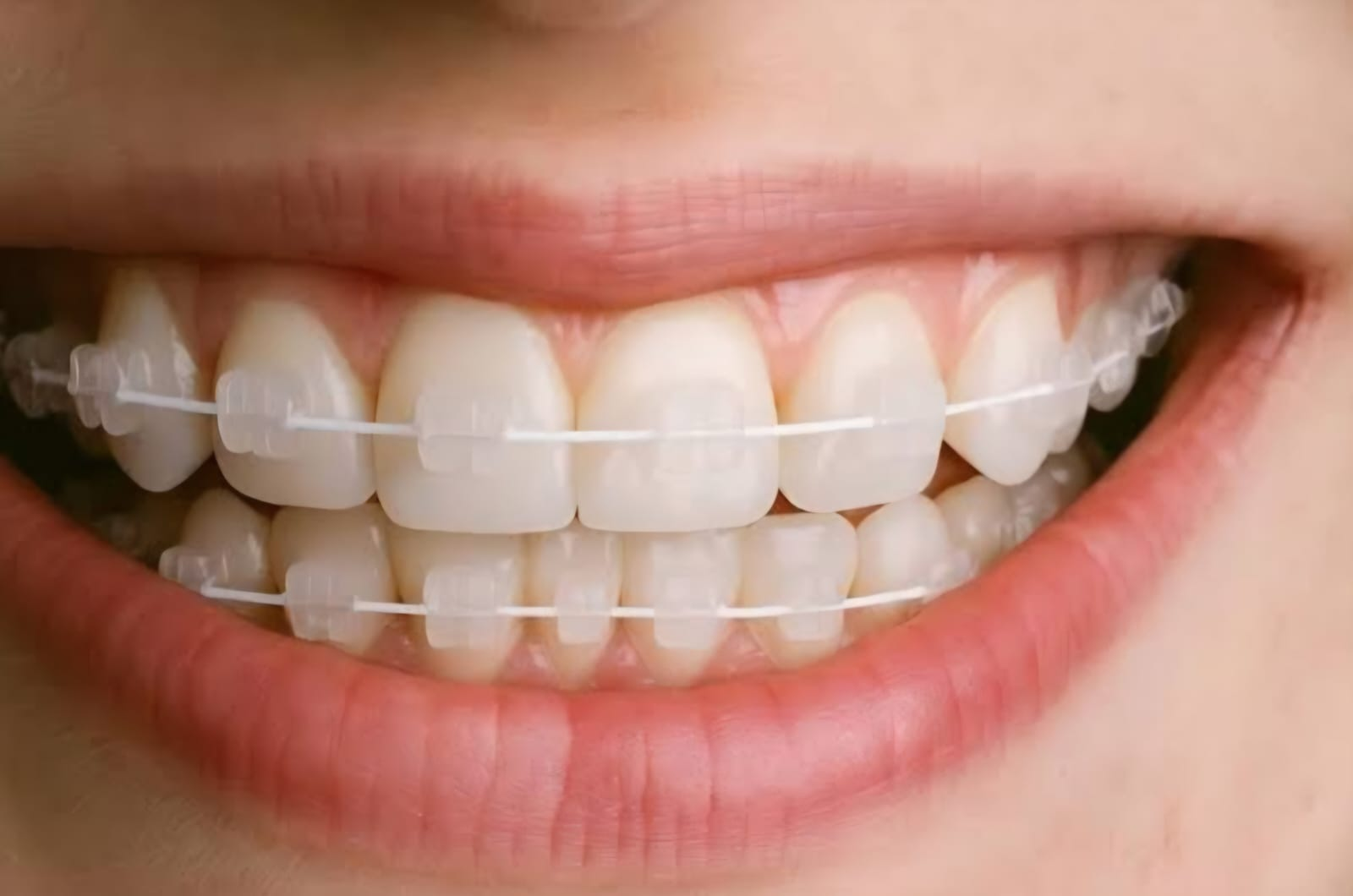 Ceramic & stainless steel braces — discreet, effective alignment